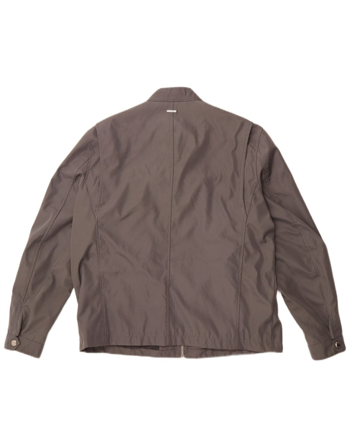 MICHAEL KORS Herre Utility Jacket UK 42 XL Grå Polyester