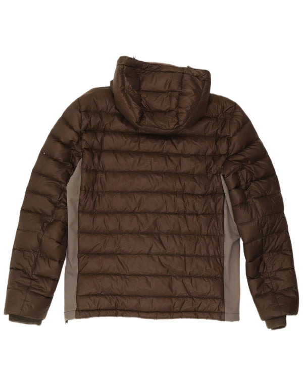 Woolrich Herre Penn-Rich grafisk polstret jakke UK 38 Medium Khaki