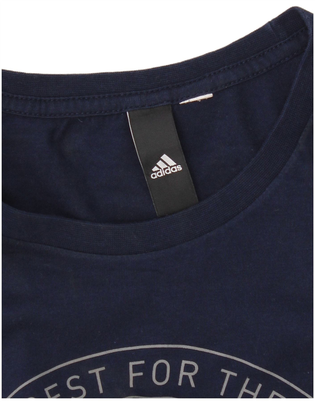 Adidas Grafisk T-shirt top til mænd, stor marineblå