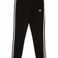 ADIDAS Womens Leggings UK 12/14 Medium  Black Cotton