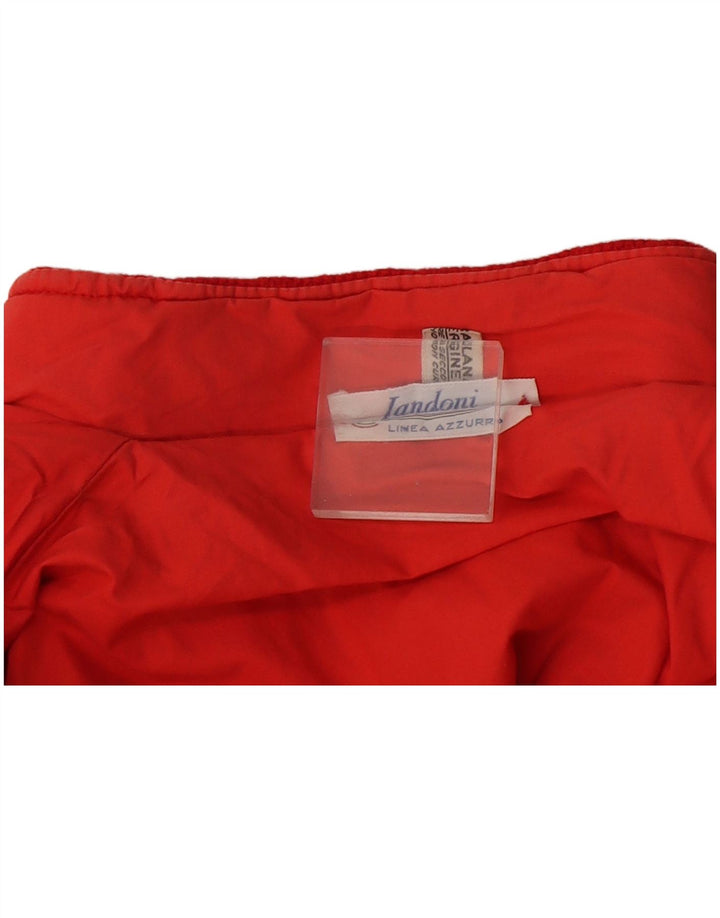 Vintage herre vendbar jakke UK 40 Stor rød uld