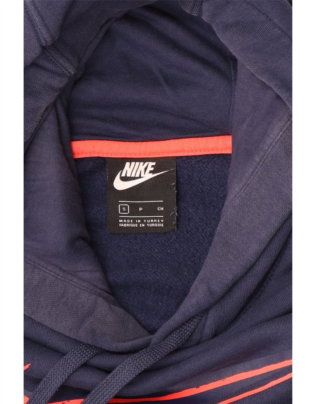Nike grafisk hættetrøje til mænd, lille marineblå