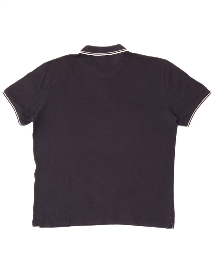 Champion Herre Polo Shirt Large Navy Blue
