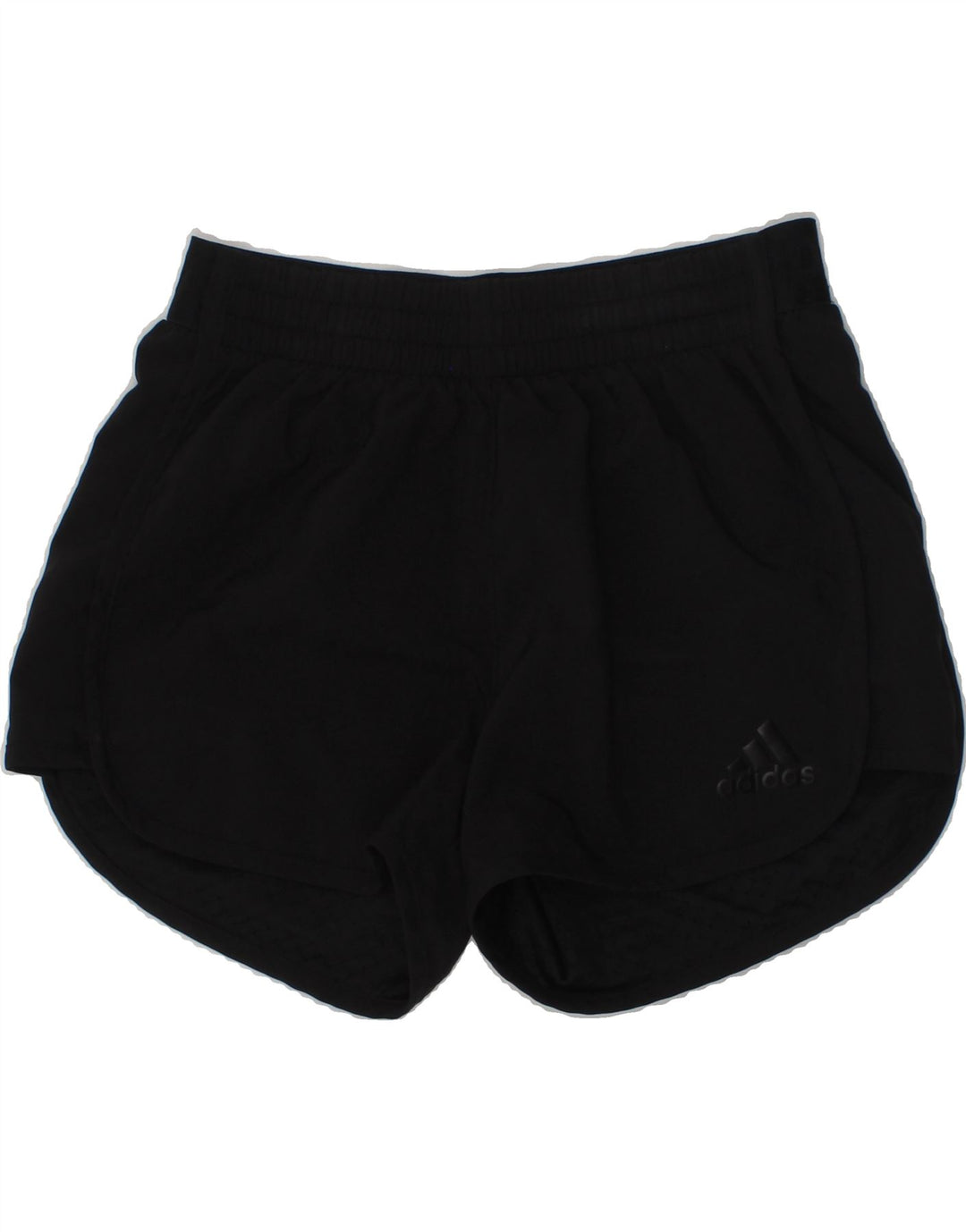 ADIDAS Girls Sport Shorts 9-10 Years Black Polyester Vintage Adidas and Second-Hand Adidas from Messina Hembry 