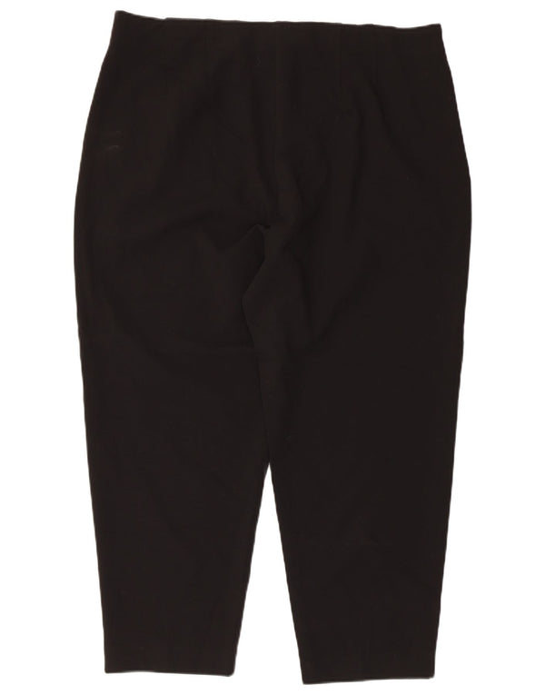 Marks & Spencer, koniske cropped bukser til kvinder UK 18 XL W36 L24 Sort