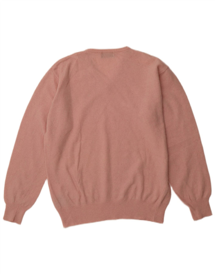 KAPPA Herre V-hals sweater Stor Pink Uld