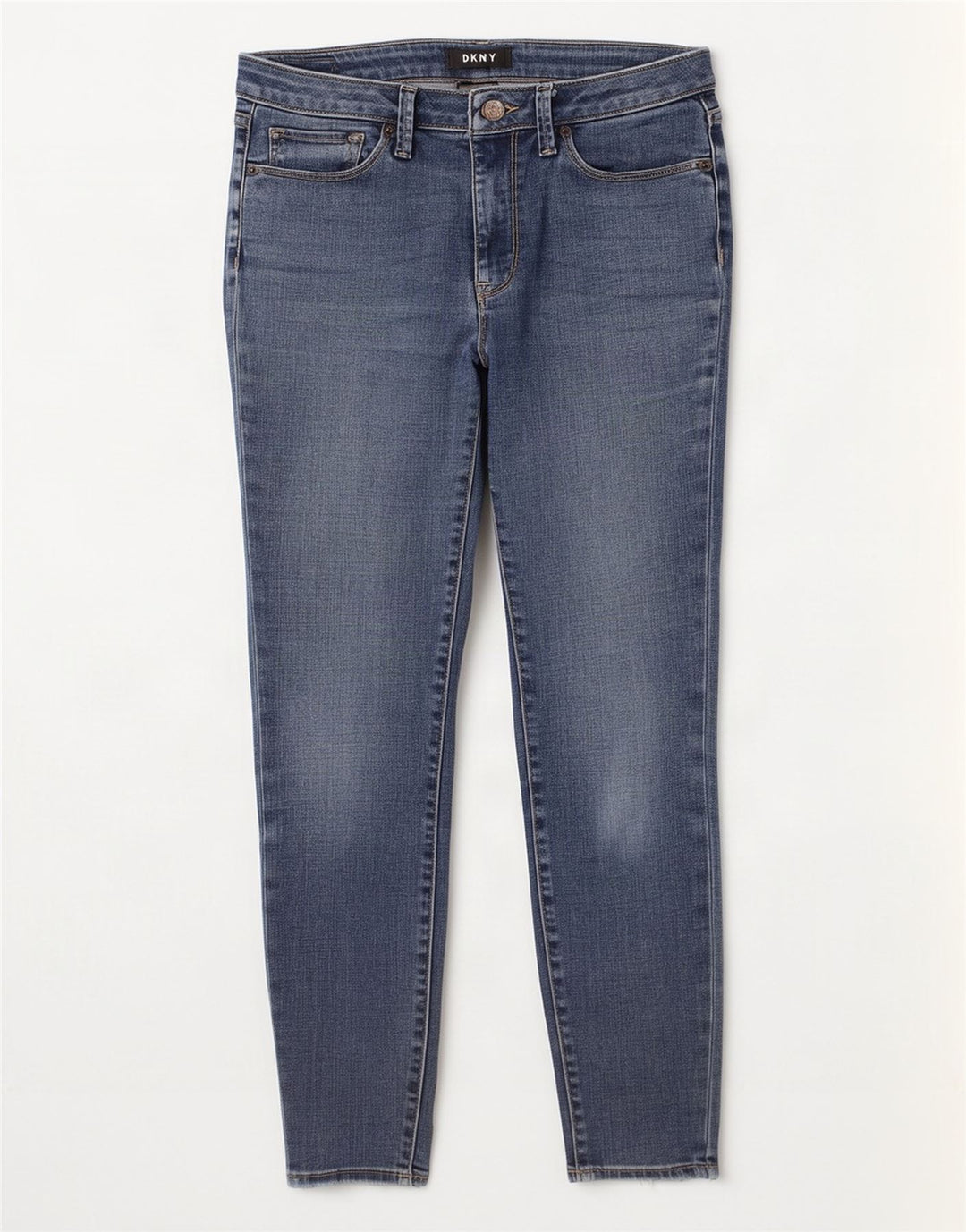 Dkny Dame Skinny Jeans W29 L27 Blå Bomuld