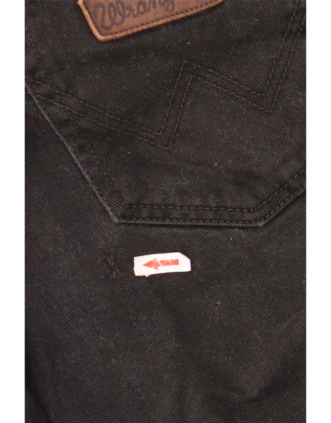 Wrangler Herre Texas Straight Jeans W32 L32 Sort Bomuld