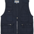 Pas Herre Utility Gilet UK 38 Medium Navy Blue Polyester