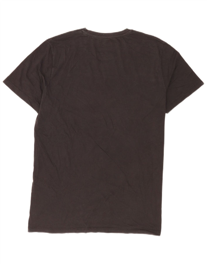 Jack & Jones Herre grafisk T-shirt Top Stor sort bomuld
