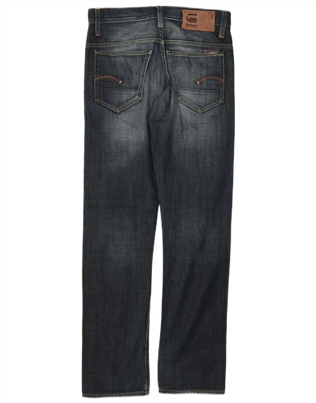 G-Star Straight Jeans til mænd W30 L32 Marineblå bomuld