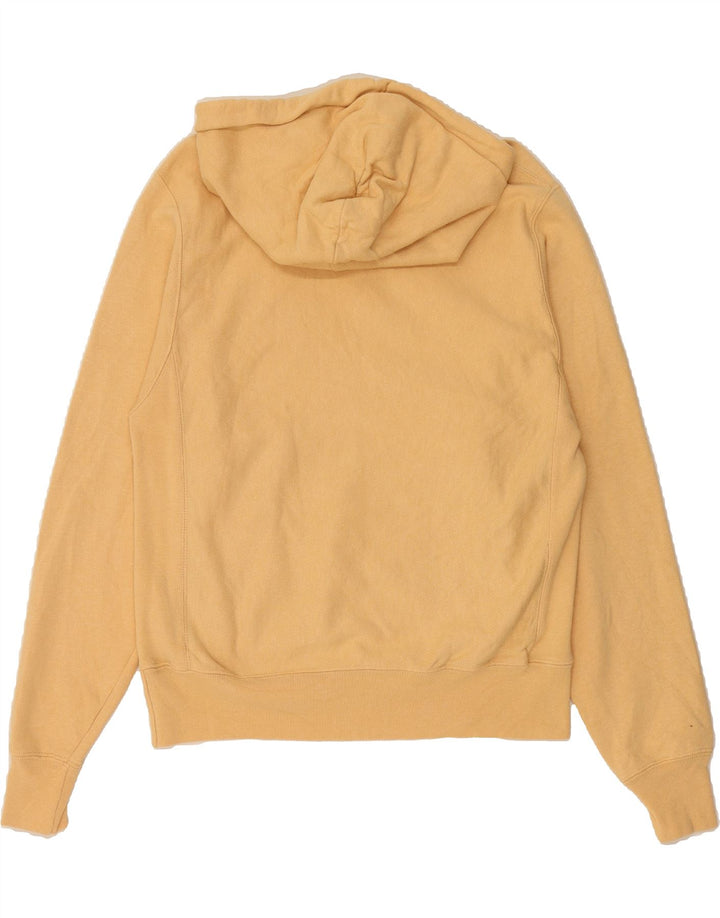 CHAMPION Mens Hoodie Jumper Small Yellow Cotton Vintage Champion and Second-Hand Champion from Messina Hembry 