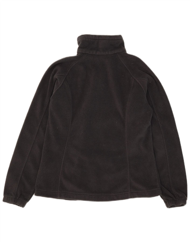 COLUMBIA Fleecejakke til kvinder UK 16 Stor sort polyester