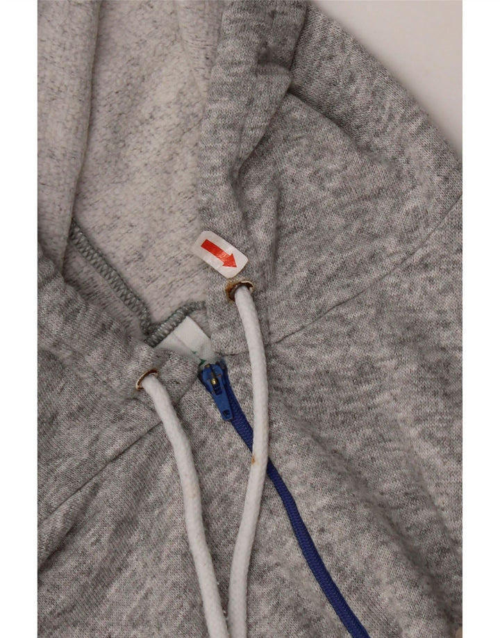 DIADORA Oversized grafisk hættetrøje til kvinder UK 12 mellemgrå