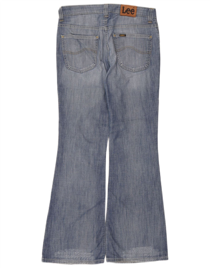 LEE Dame Felton Flared Jeans W32 L31 Blå Bomuld