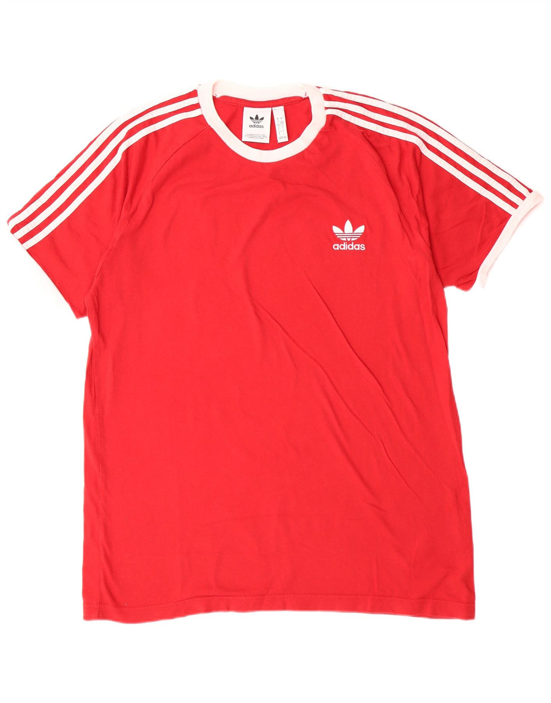 Adidas T-shirt til mænd, stor rød bomuld