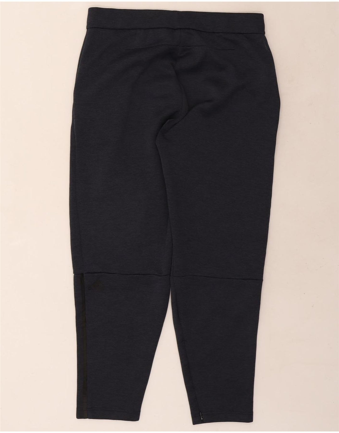 Adidas Træningsdragt bukser til mænd Large Navy Blue Flecked Polyester