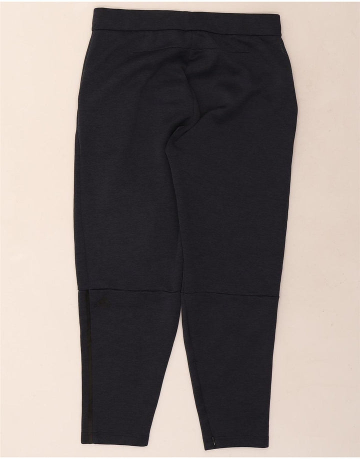 Adidas Træningsdragt bukser til mænd Large Navy Blue Flecked Polyester