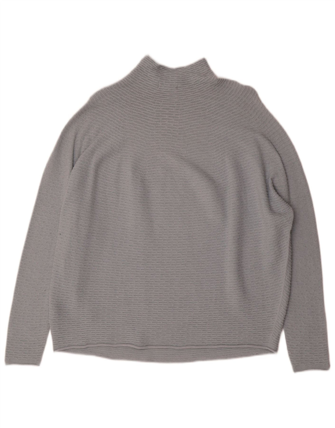 Phase Eight Dame Oversized Turtle Neck Jumper Sweater UK 14 Medium Grey