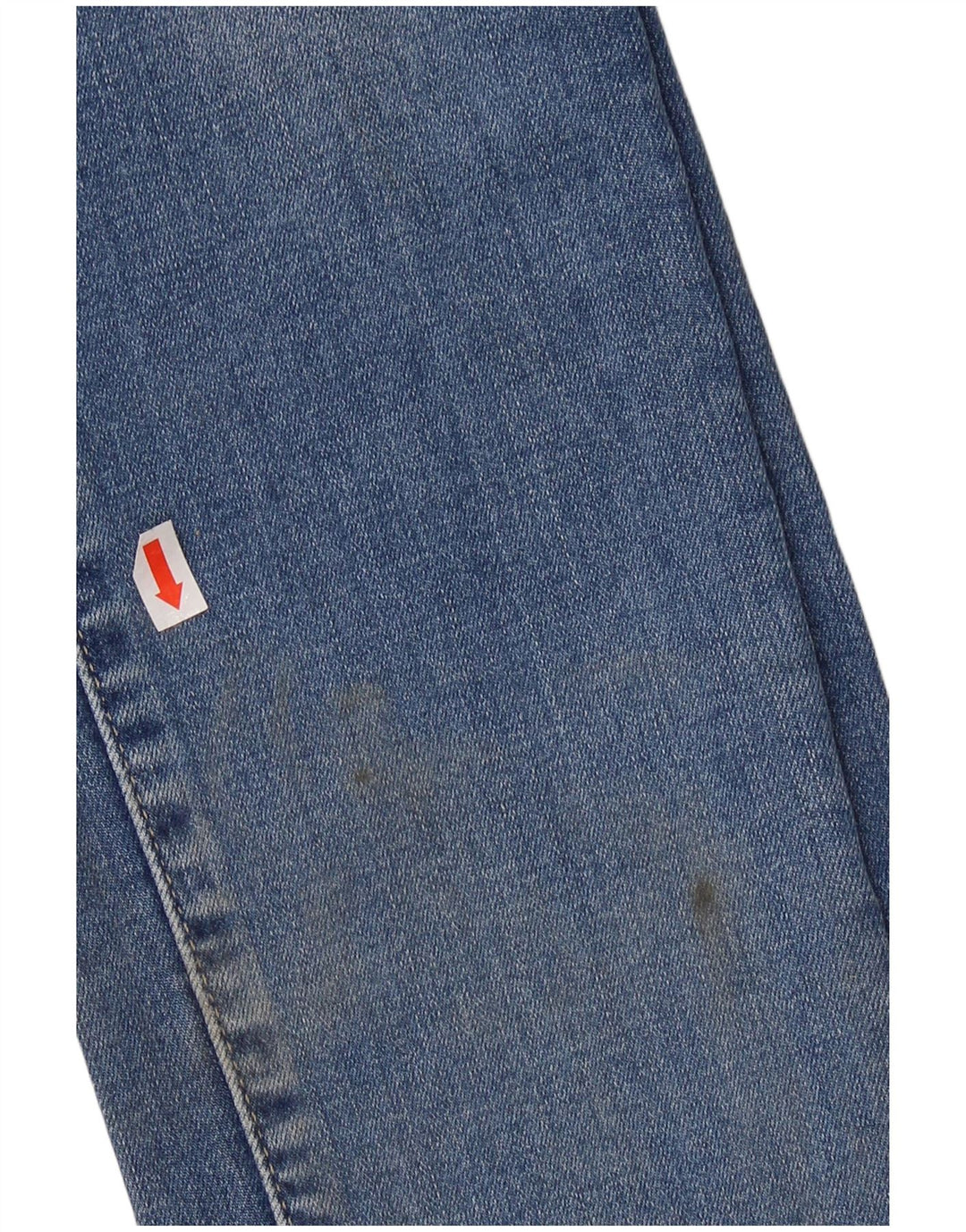 LEVI'S Womens 711 Skinny Jeans W29 L32 Blue Cotton
