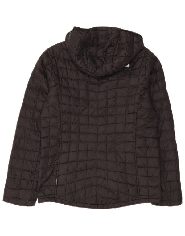 The North Face Boys Hættejakke quiltet 14-15 år Stor sort nylon
