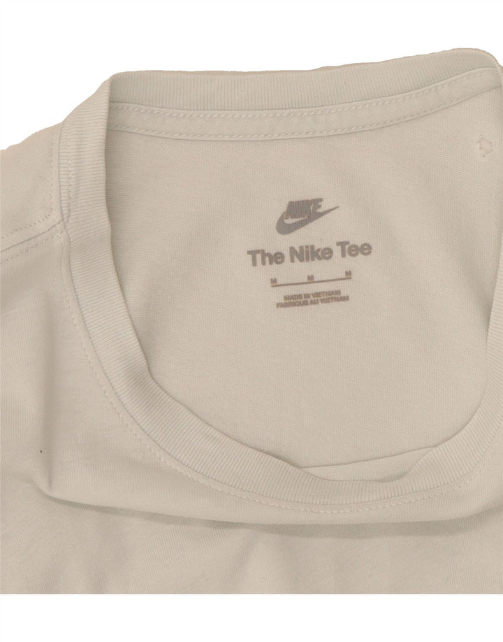 NIKE Mens T-Shirt Top Medium White Cotton Vintage Nike and Second-Hand Nike from Messina Hembry 