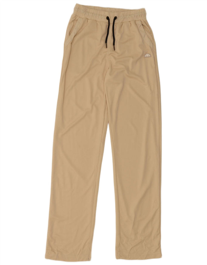 Ellesse Womens Træningsdragt Bukser UK 8 Small Beige Polyester