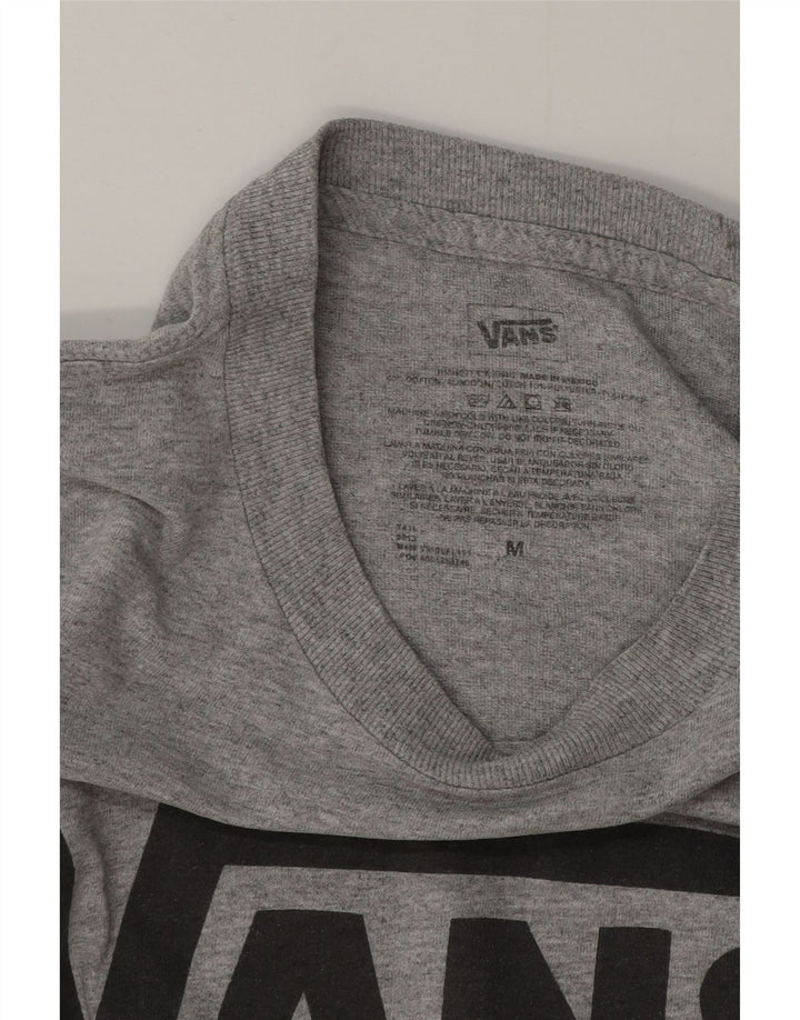 Vans Herre grafisk T-shirt Top mellemgrå bomuld