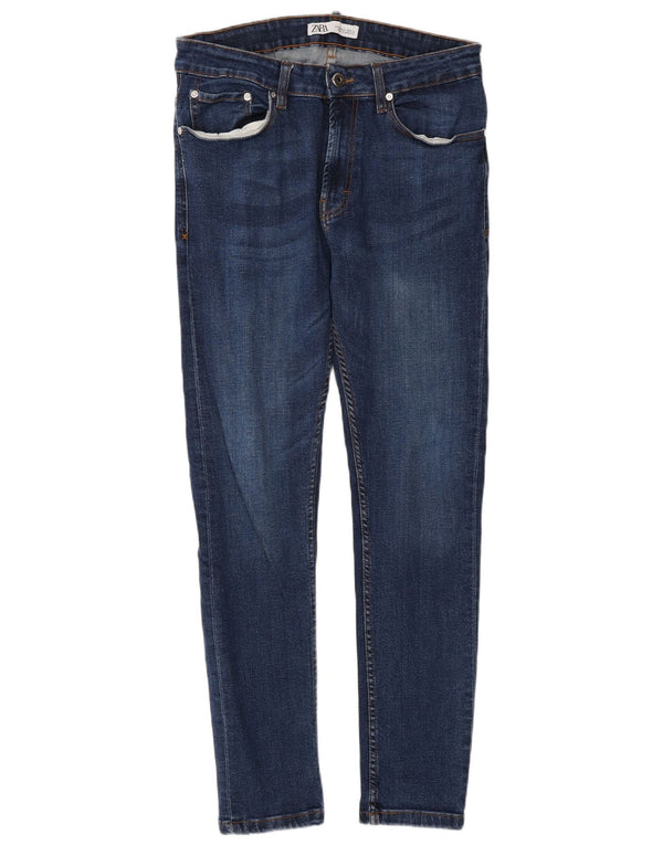 Zara Herre Skinny Jeans EU 42 Large W32 L31 Blå