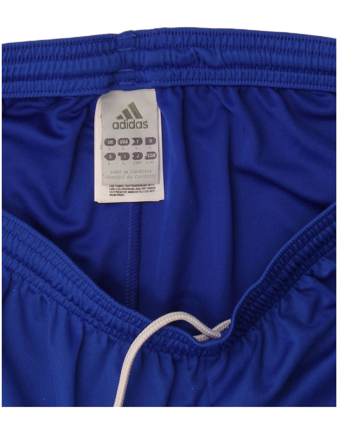 Adidas Sportsshorts til mænd store blå polyester