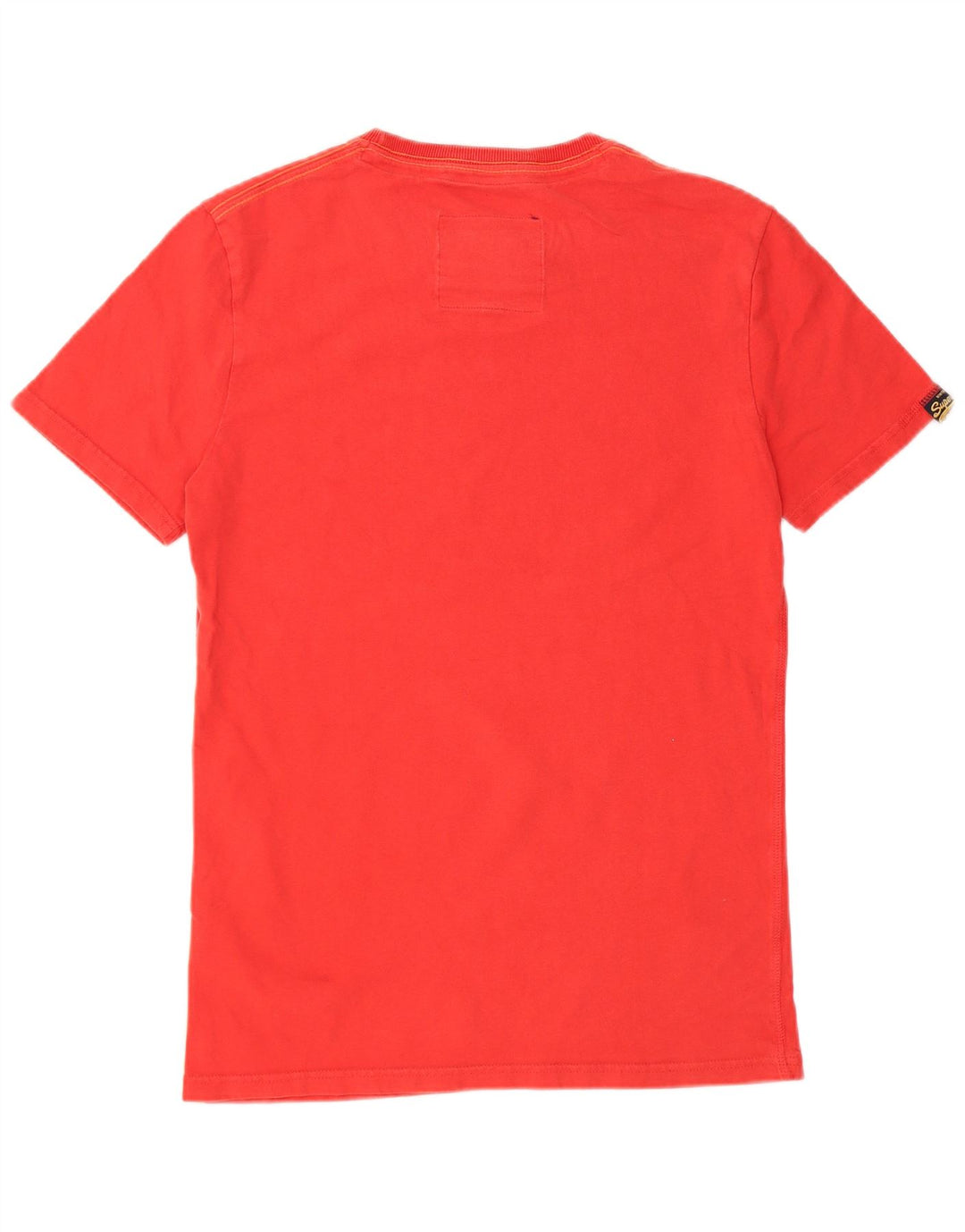 Superdry Grafisk T-shirt top til mænd, lille rød bomuld