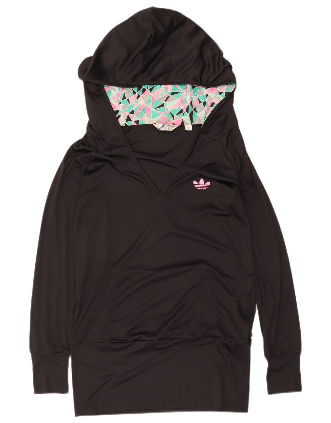 Adidas Dame Hættetrøje EU 38 Medium Sort Polyester