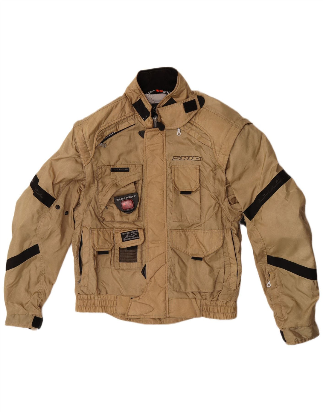 Spidi Racerjakke til mænd UK 38 Medium Beige Colourblock Polyamid