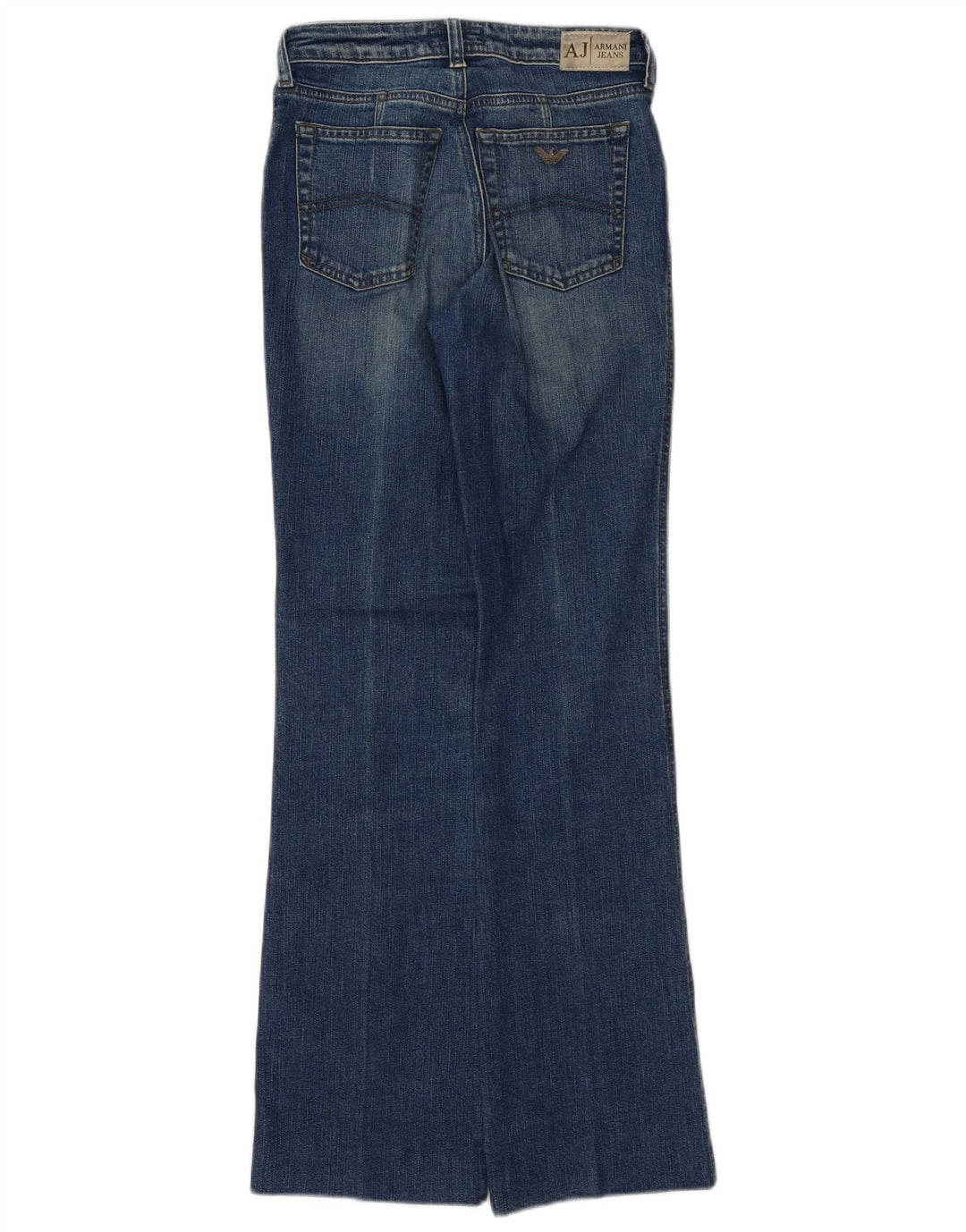 ARMANI Dame Bootcut Jeans W25 L29 Blå Bomuld
