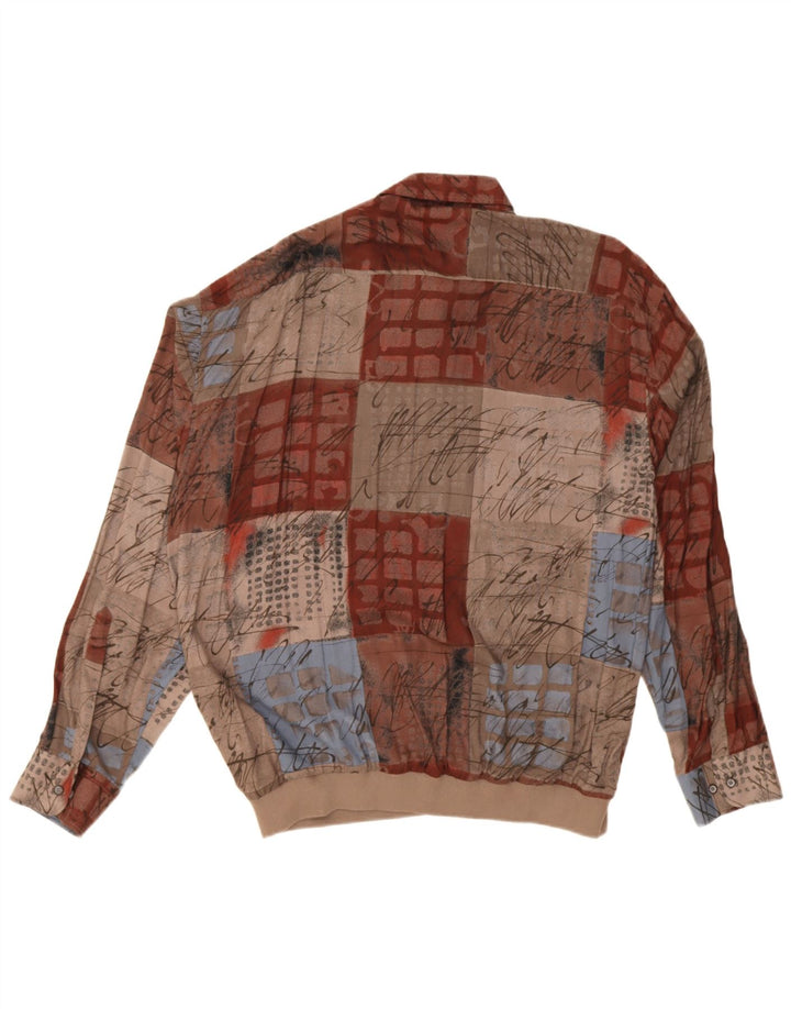 Jupiter Herre Pullover Shirt Størrelse 43 Stor Flerfarvet Patchwork Bomuld