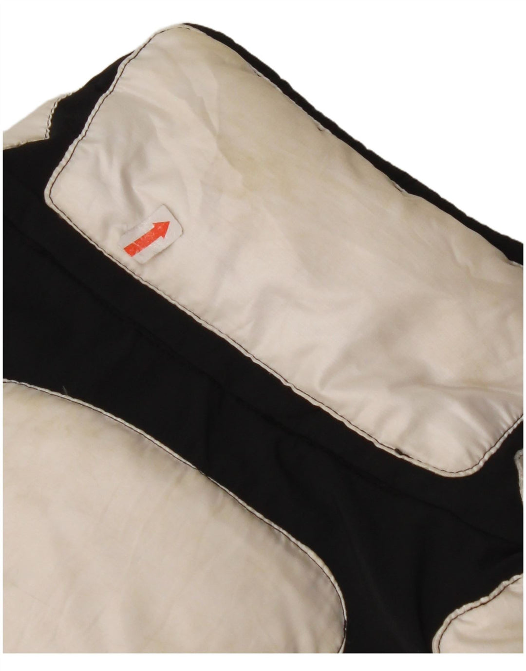 WILD ROSE Dame Polstret Gilet UK 14 Large Black Colourblock Polyamid