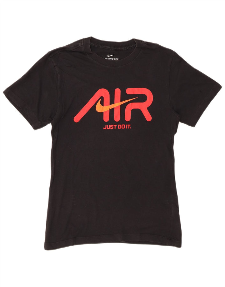 NIKE Mens Graphic T-Shirt Top XS Black Cotton