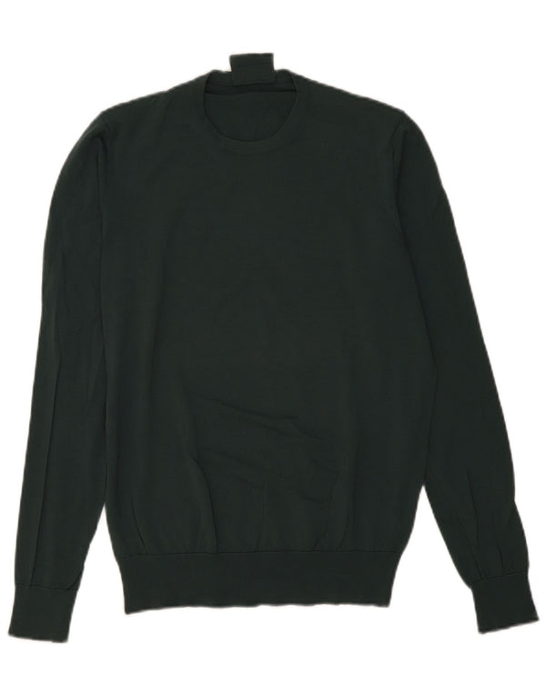 Giorgio Armani Herre Crew Neck Jumper Sweater IT 48 Medium Green