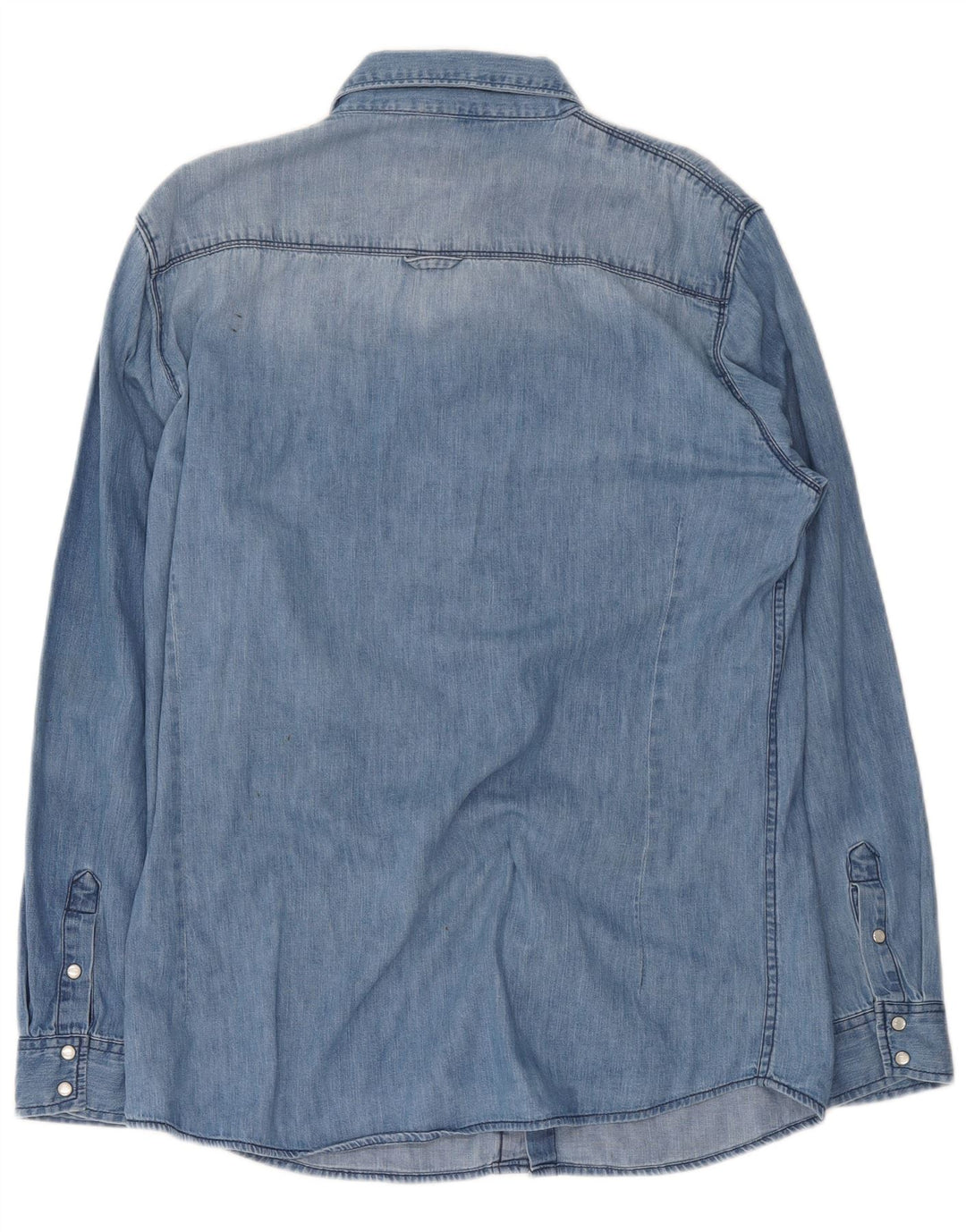 Bænk Herre Denim Shirt XL Blå Bomuld