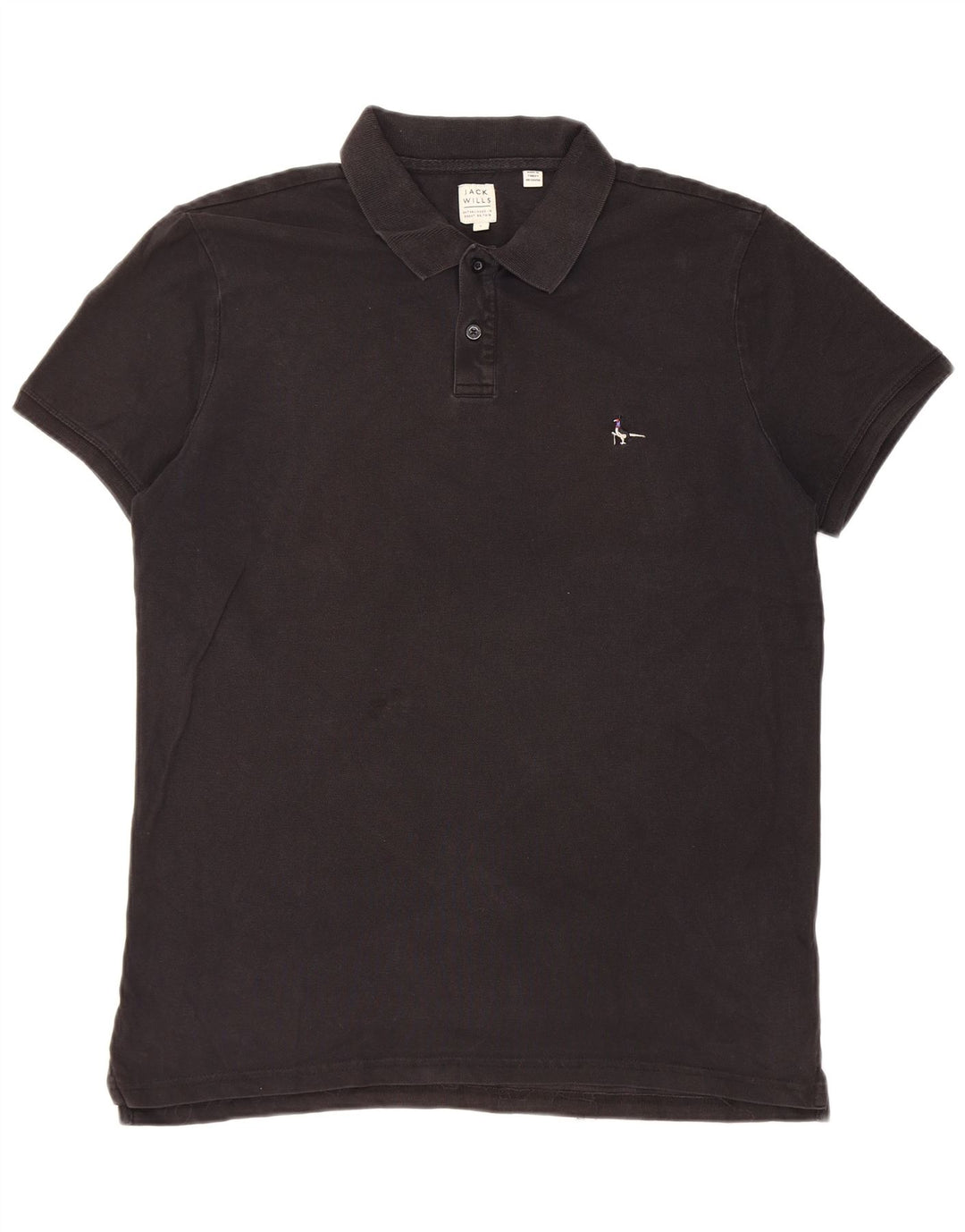 Jack Wills herre poloshirt stor sort bomuld