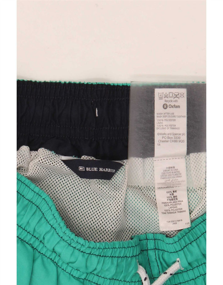Marks & Spencer Herre Blue Harbor svømmeshorts mellemgrøn polyester