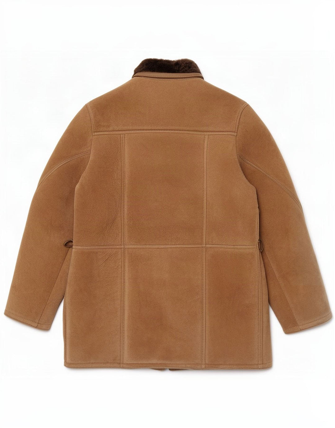 Vintage Herre Shearling Jacket IT 48 Medium Brun