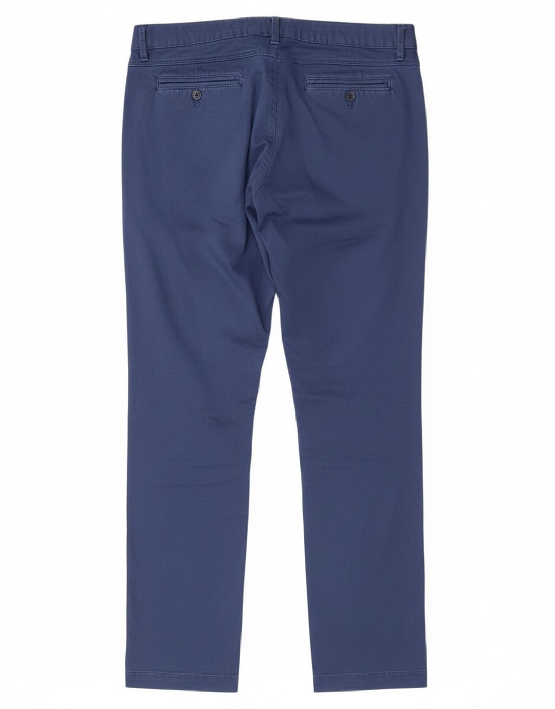 ELLESSE Womens Slim Casual Trousers IT 44 Medium W30 L29 Blue Cotton