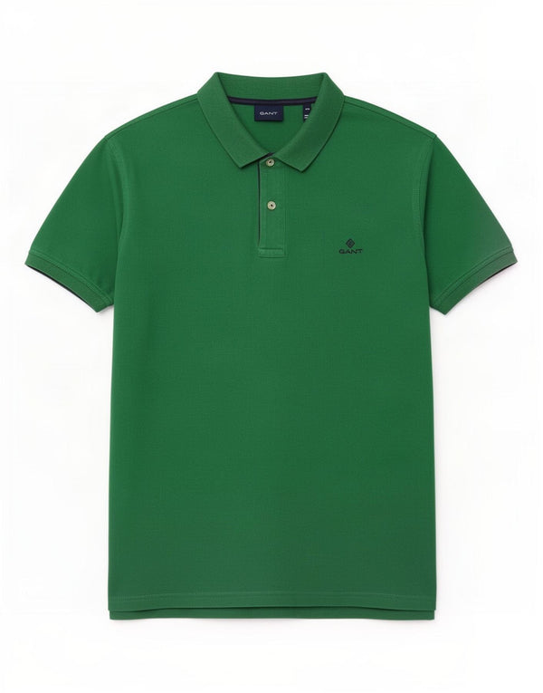 Gant Polo Shirt til mænd 2XL Grøn Bomuld