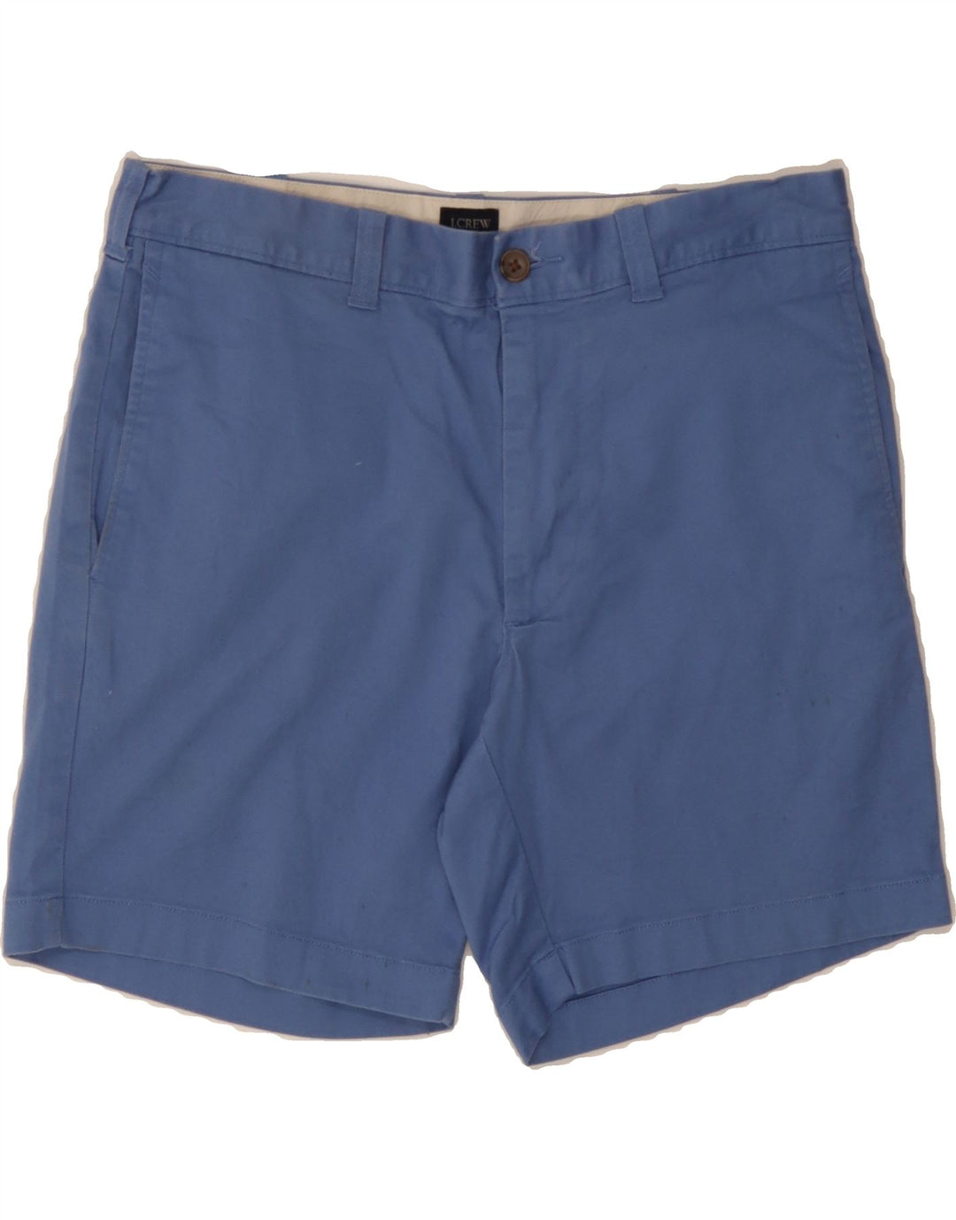 J. CREW Womens Chino Shorts W31 Medium  Blue Cotton Vintage J. Crew and Second-Hand J. Crew from Messina Hembry 