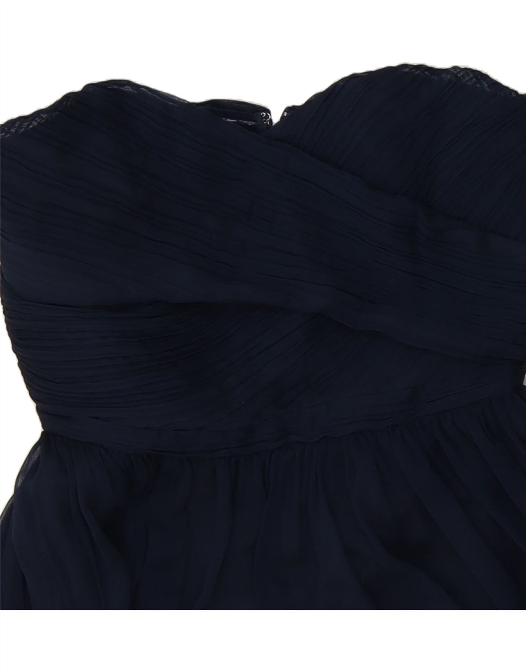 J. CREW Womens Strapless Dress US 8 Medium Navy Blue Polyester Vintage J. Crew and Second-Hand J. Crew from Messina Hembry 