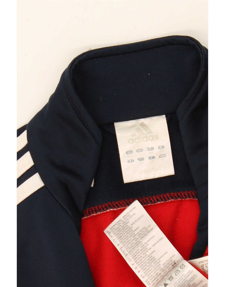 Adidas Træningsdragt Topjakke til drenge 13-14 år Rød Colourblock Polyester