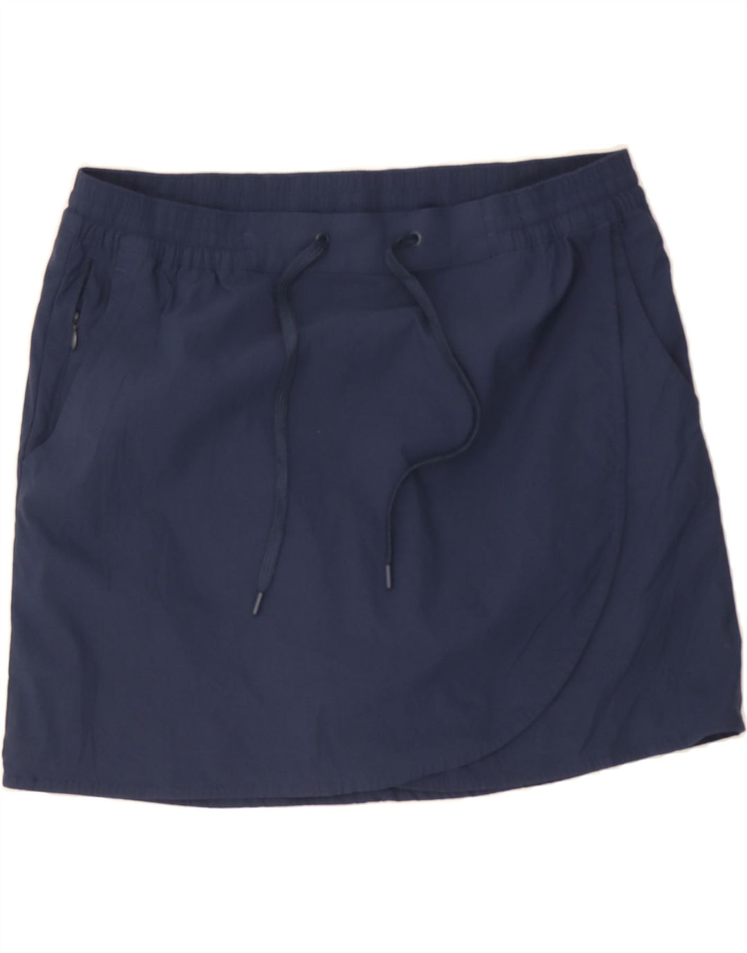 EDDIE BAUER Womens Mini Skirt Large W34  Navy Blue Nylon Vintage Eddie Bauer and Second-Hand Eddie Bauer from Messina Hembry 