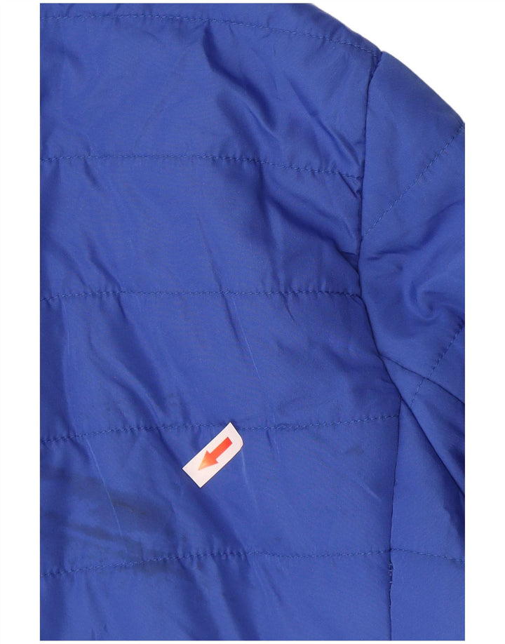 Marks & Spencer Polstret jakke til kvinder UK 12 Medium Blue Polyester