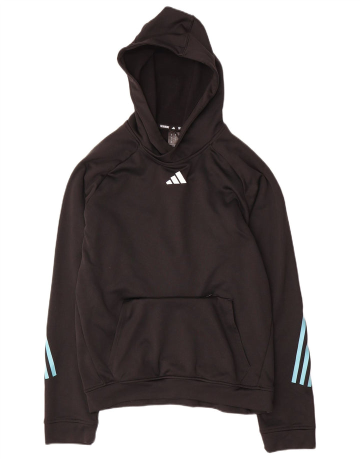 Adidas Aeroready hættetrøje til mænd, lille sort polyester